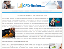 Tablet Screenshot of cfd-broker.com